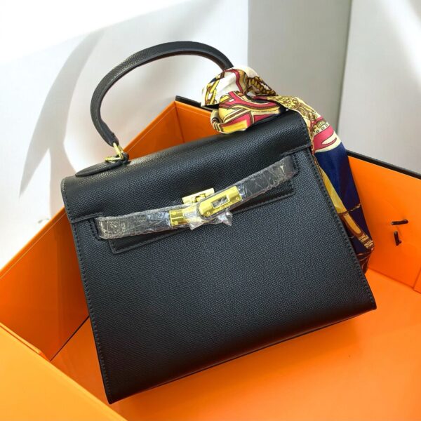 Hermes Kelly Black Small Handbag