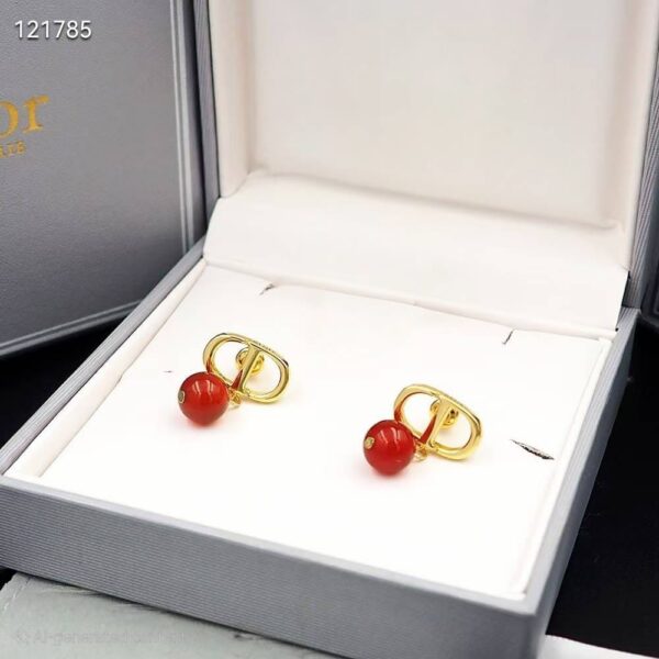 CD Red Cherry Earring