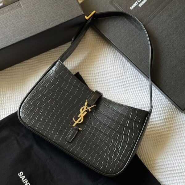 Ysl Croco Le 5 A 7 Small Shoulder Bag (With Box)