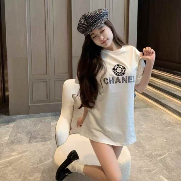 CC White Monogram T-shirt