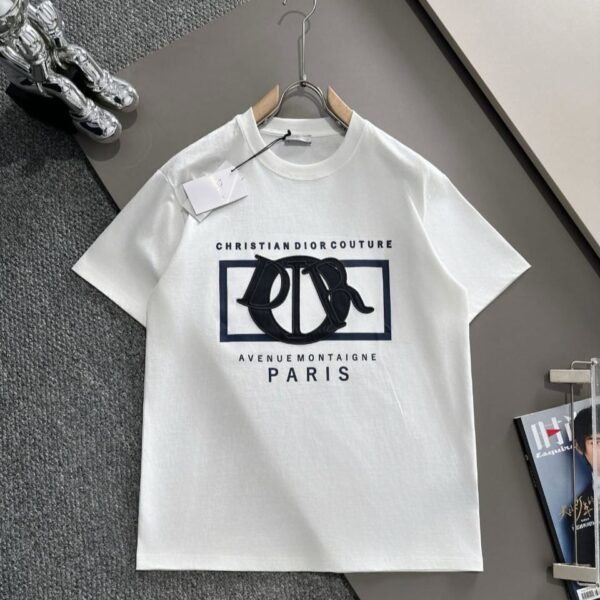 CD Avenue Montaigne White Tshirt For Men
