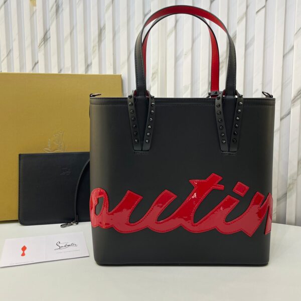 Christian Louboutin Cabata Black Small Premium Quality Tote Bag (With Box)
