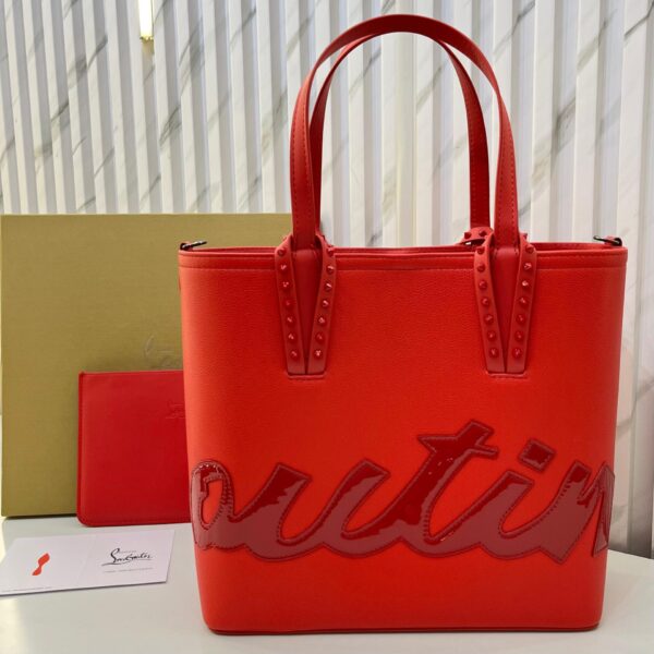 Christian Louboutin Cabata Red Small Premium Quality Tote Bag (With Box)