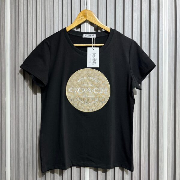 Coach Black Colour Classic T-shirt