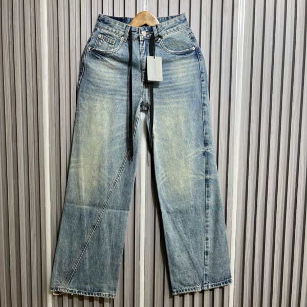 Balenciaga Relaxed Fit Bootcut Denim For Women