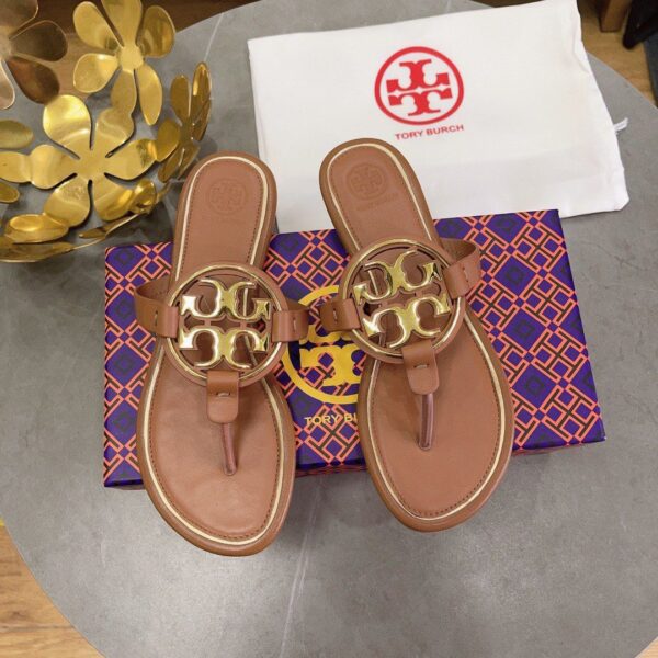 TB Miller Tan Thong Sandal For Women
