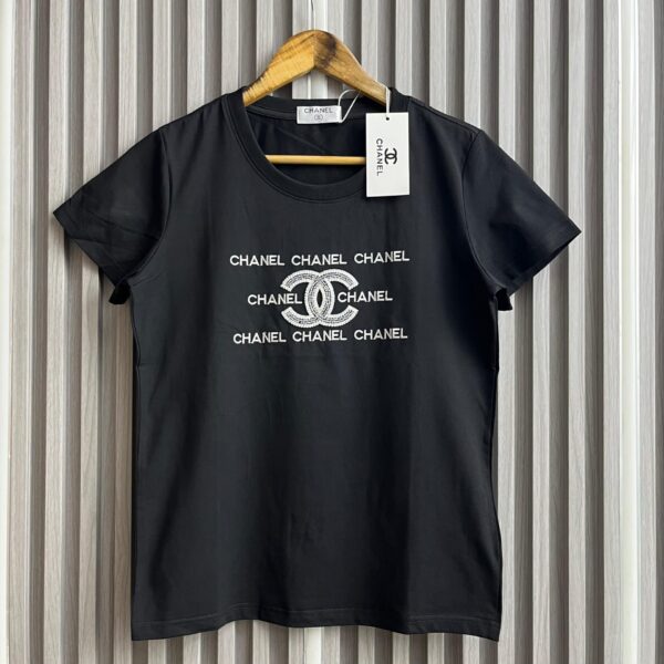 CC Black Logo T-shirt For Women
