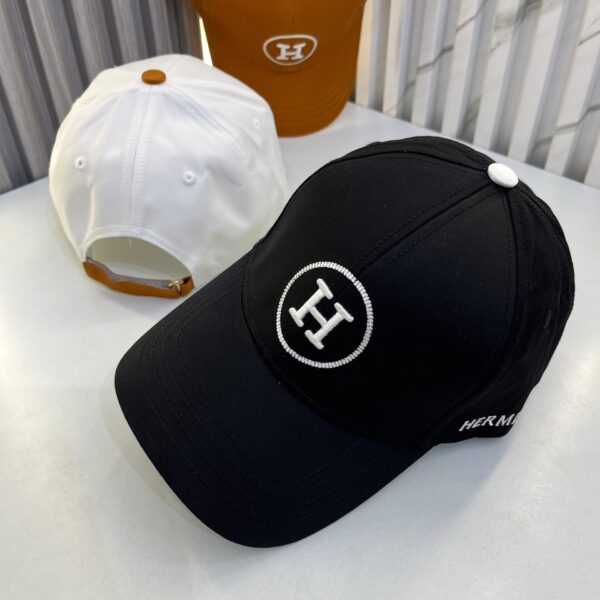 Hermes Black Classic Baseball Cap