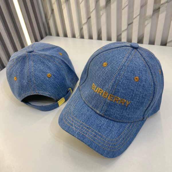 Burberry Blue Denim Baseball Cap
