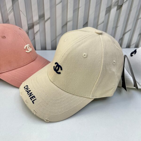 CC Logo Beige Baseball Cap