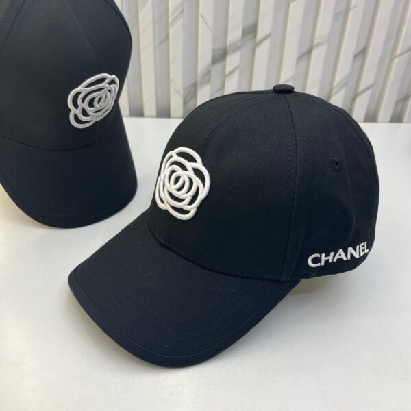 CC Black Flower Baseball Cap