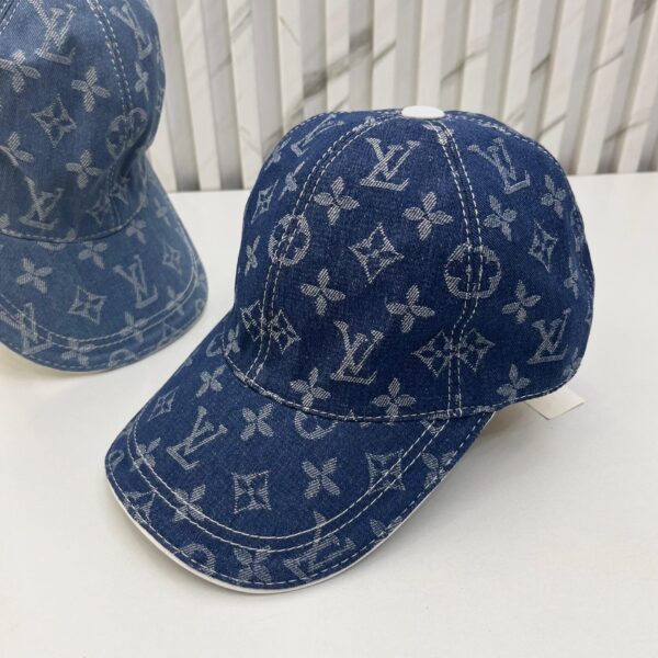 LV Blue Denim Baseball Cap