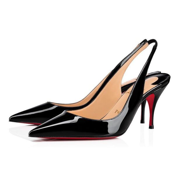 Christian Louboutin Black Mid High Pump