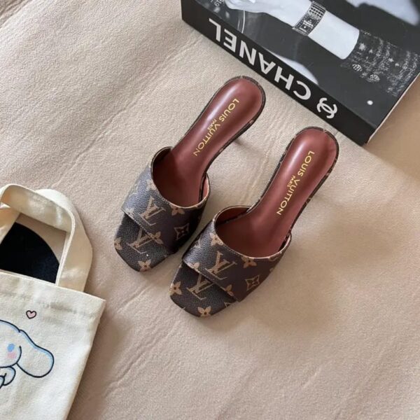LV Coffee Pump Heel For Women