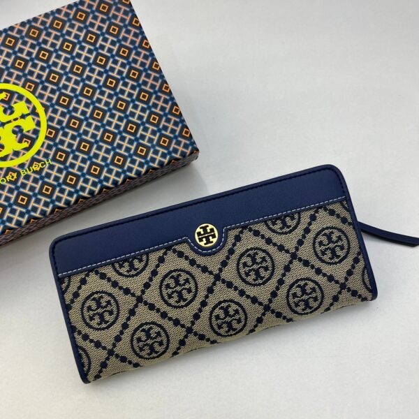 TB Jacquard Blue Premium Wallet