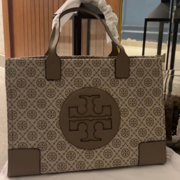 TB Ella Apricot Khaki Tote