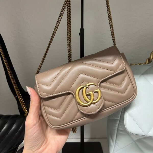 GG Marmont Khaki Mini Sling Bag (With Box)