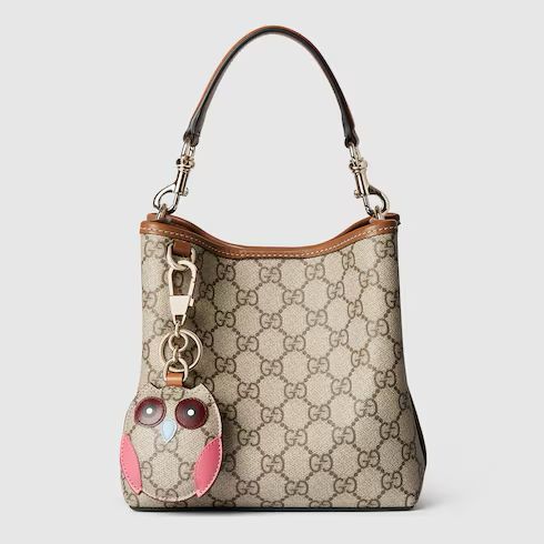 GG GG Emblem Bucket Tote Bag
