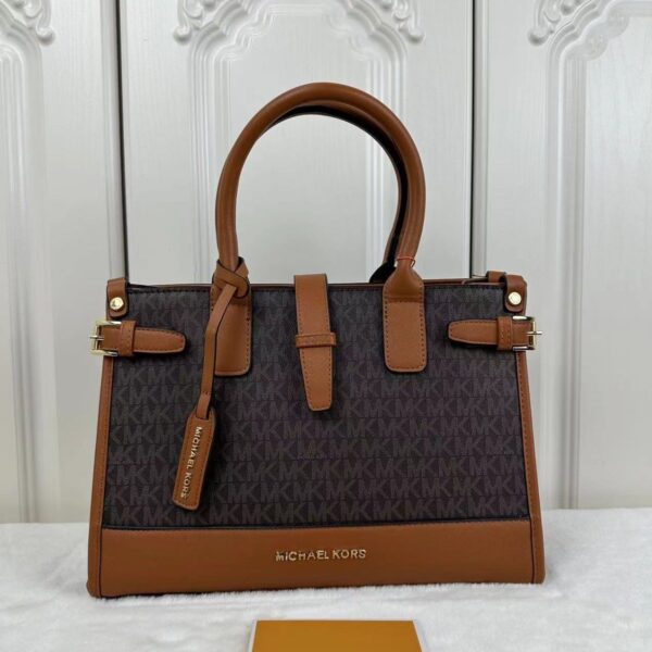 MK Coffee Brown Handbag