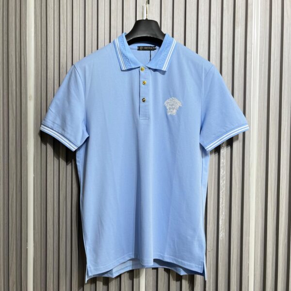 Versace Sky Blue Men’s Polo tshirt