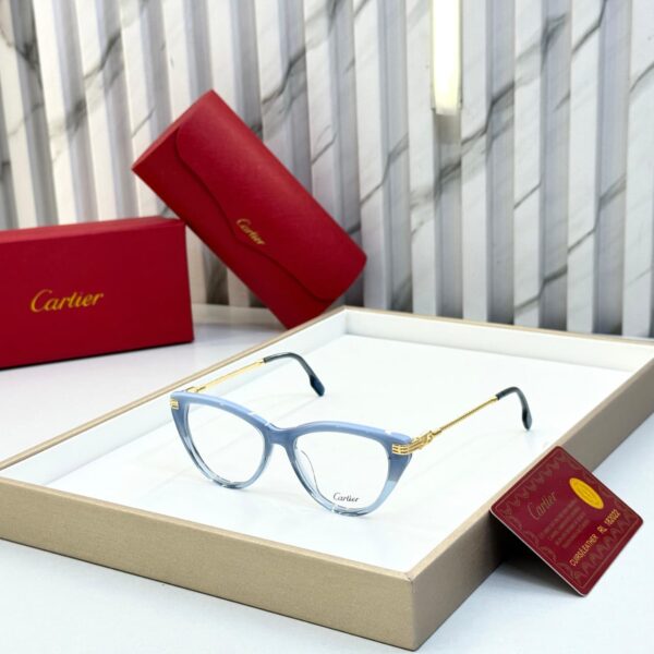 Cartier Cateye Skyblue Optical Frame