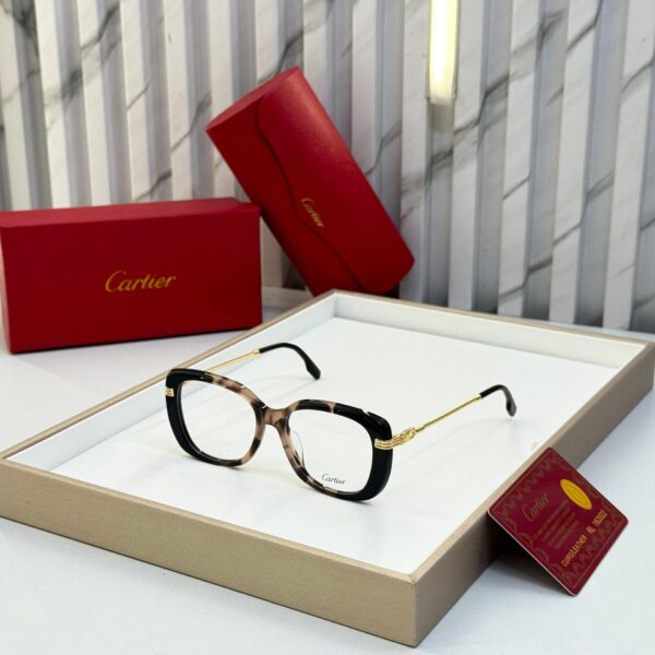 Cartier Square Printed Optical Frame