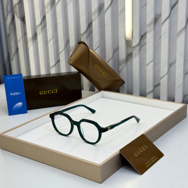 GG Round Darkgreen Unisex Eyeglass