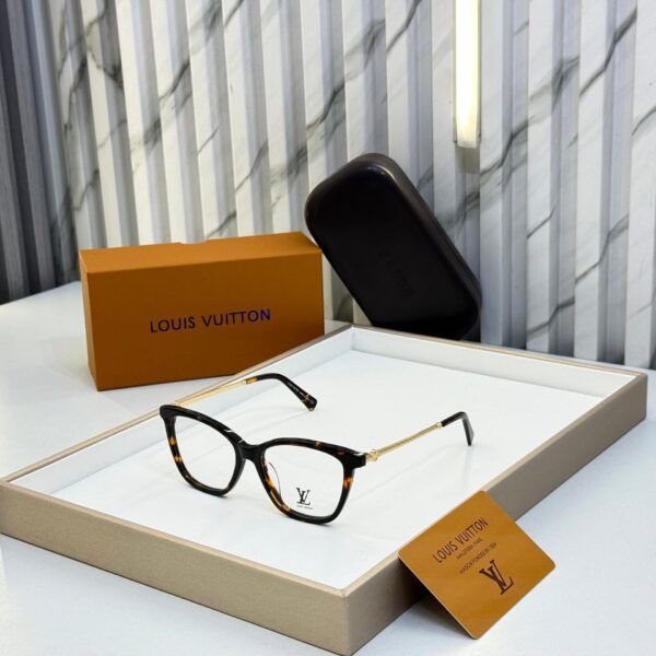LV Tortoise Square Unisex Eyeglasses
