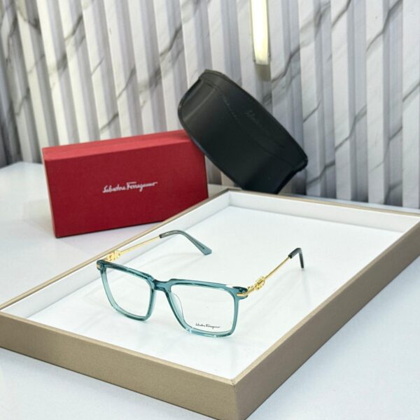 Salvatore Ferragamo Square  unisex Eyeglassses