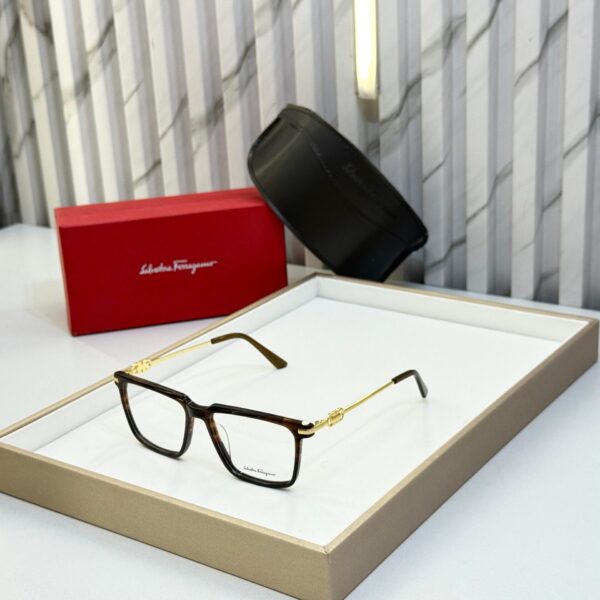 Salvatore Ferragamo Square  unisex Eyeglassses