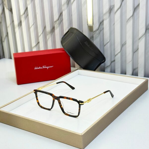 Salvatore Ferragamo Square  unisex Eyeglassses