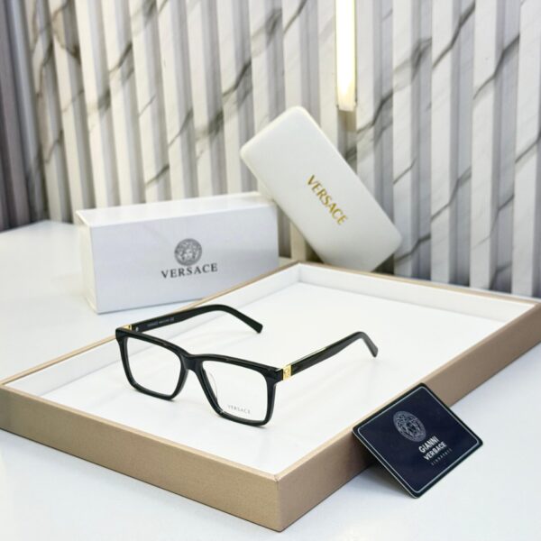 Versace Square Black Men’s Eyeglasses