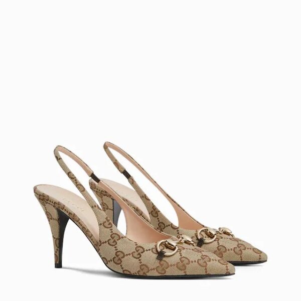 GG GG Horsebit Slingback Pump