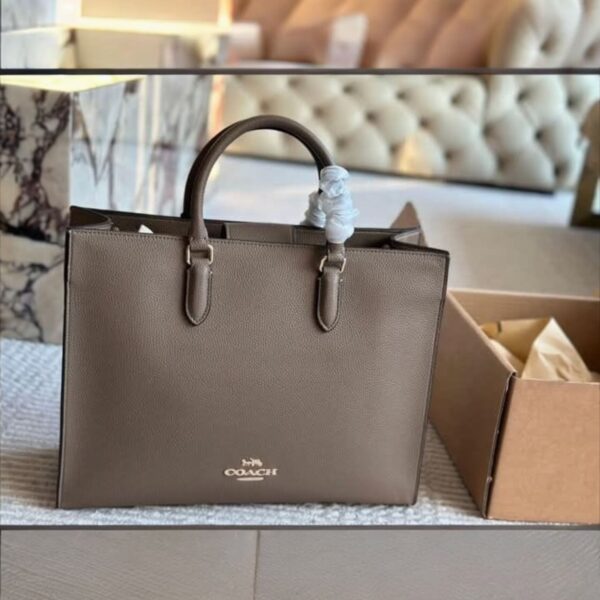 Coach Maggie Khaki Tote