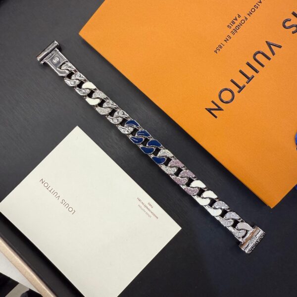LV Tied Up White Blue Pink Fusion Men’s Bracelet