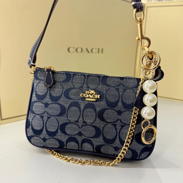 Coach Nolita 19 Blue Shoulder Bag (With Box)