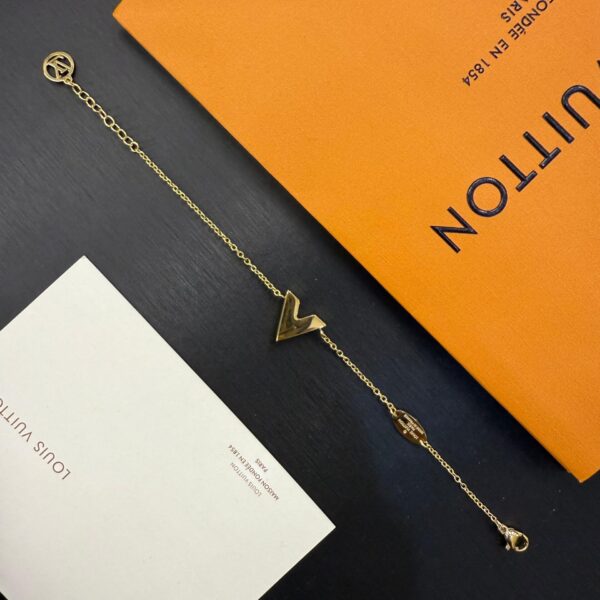 LV V Gold Color Bracelet