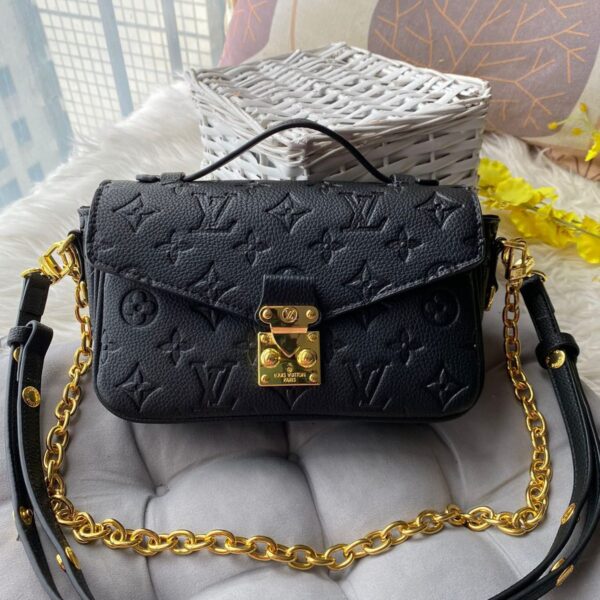 LV Black Monogram Pochette Metis Shoulder Bag (With Box)