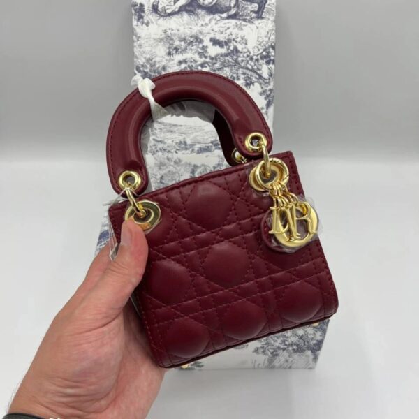 Lady CD Mini Wine Hand Bag (With Box)