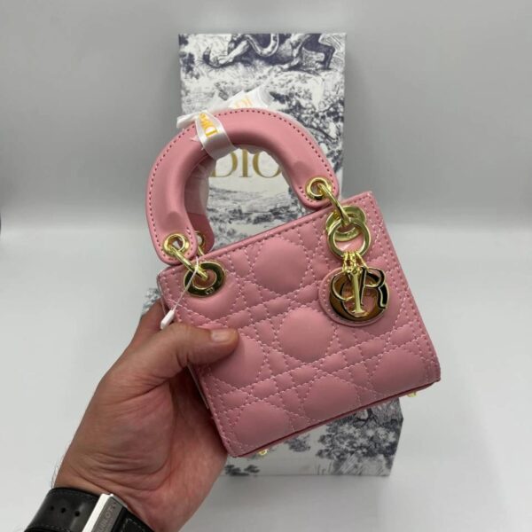 Lady CD Mini Pink Hand Bag (With Box)