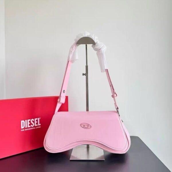 Diesel Play Pink Crossbody Bag (With Box)